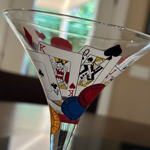 Lolita poker martini glass